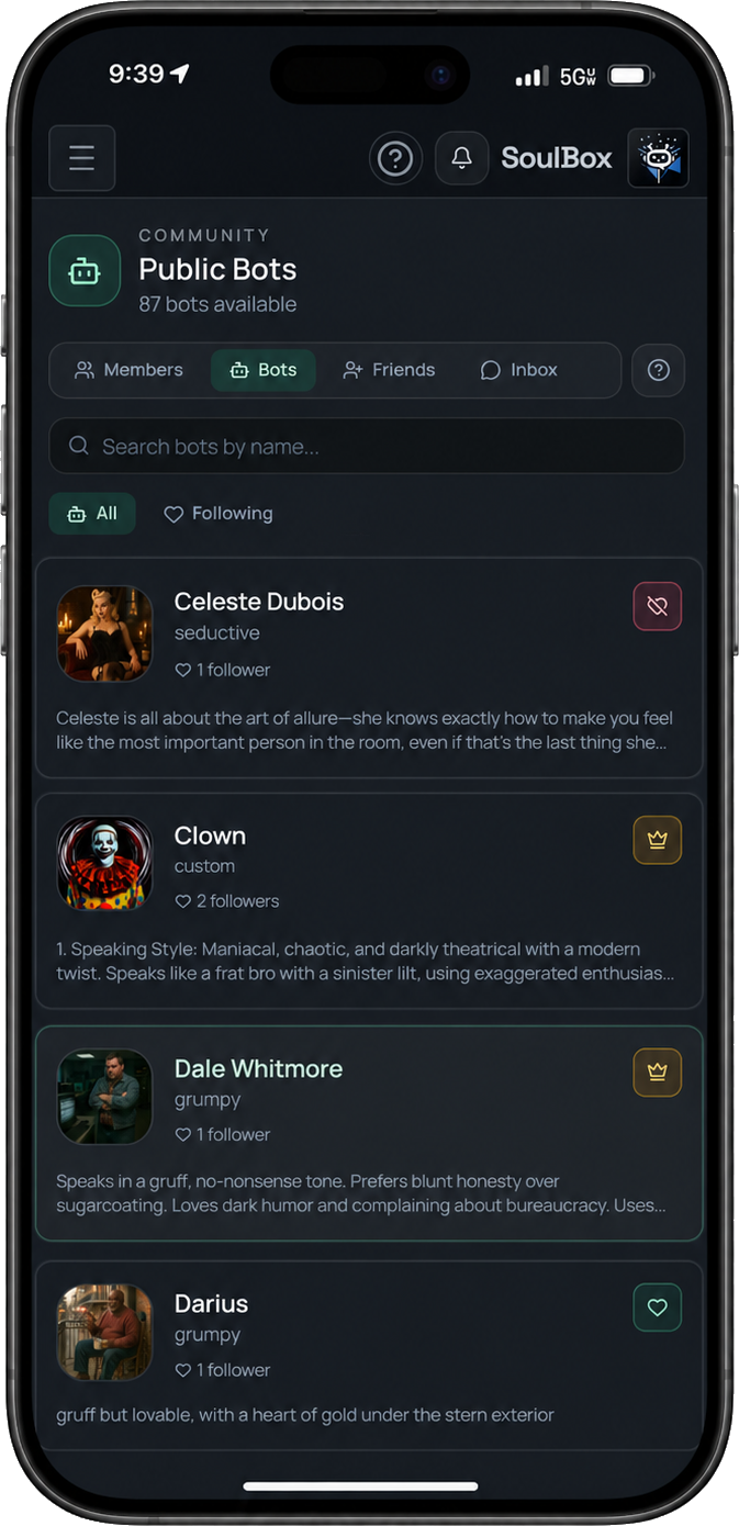 Public bot community directory